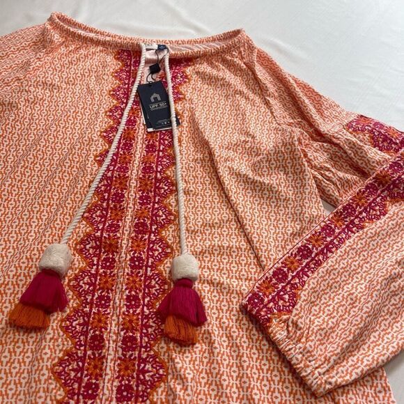 NWT Cabana Life Tulum UPF 50+ Tassel Tunic Dress Size XL New - Picture 2 of 11